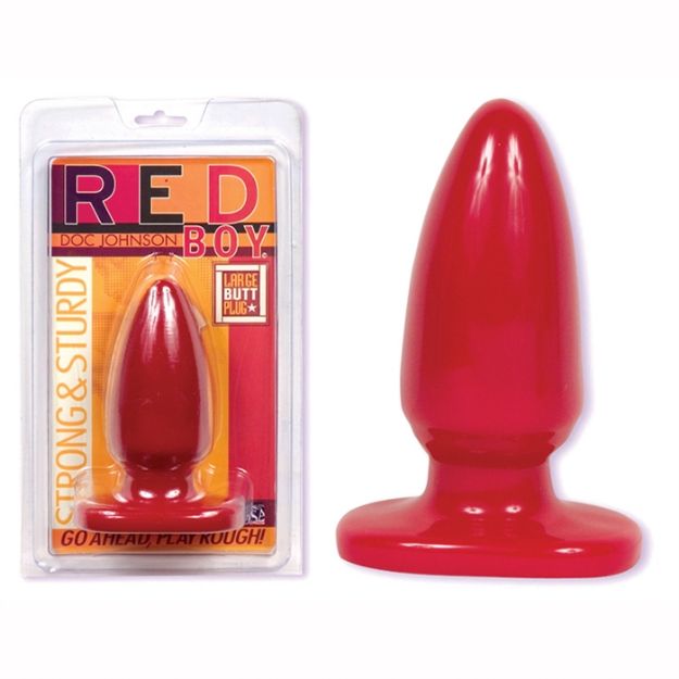 Image de RED BOY BUTT PLUG 5" RED