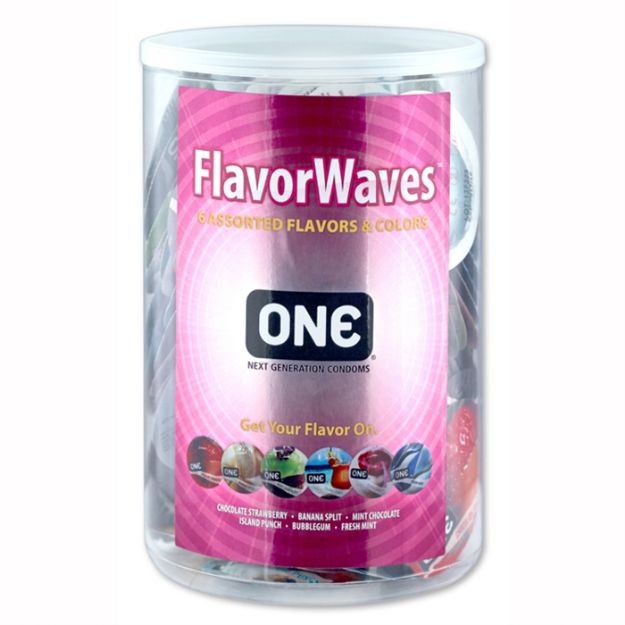 Image de ONE CONDOM BOWL FLAVOR WAVES (100/BOWL)