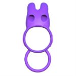 Image de C-RINGZ TWIN TEAZER RABBIT RING MAUVE