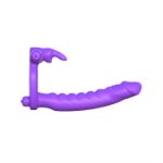 Image de C-RINGZ SILICONE DOUBLE PENETRATOR RABBIT MAUVE