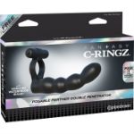 Image de C-RINGZ POSABLE PARTNER DOUBLE PENETRATOR NOIR