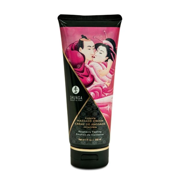 Image de CREME DE MASSAGE COMESTIBLE FRAMBOISE