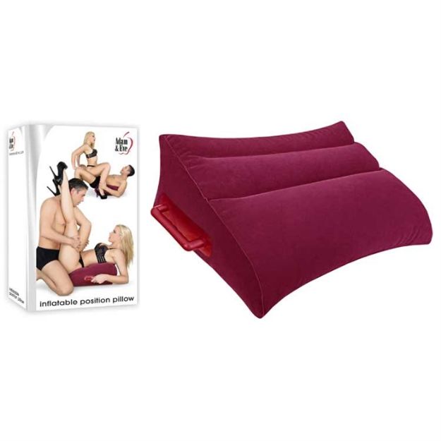 Image de INFLATABLE POSITION PILLOW BURGUNDY