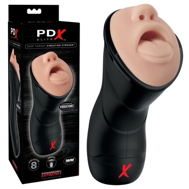 Image de PDX ELITE DEEP THROAT VIBRATING STROKER