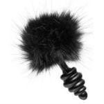 Image de BLACK BUNNY TAIL ANAL PLUG