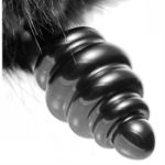 Image de BLACK BUNNY TAIL ANAL PLUG