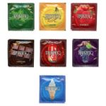 Image de CONDOM TRUSTEX ASS FLAVOR LUB JAR 100