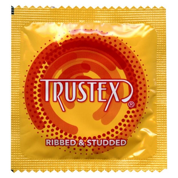 Image de CONDOM TRUSTEX RIBBED STUDDED LUB