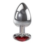 Image de MEDIUM RED HEART GEM ANAL PLUG