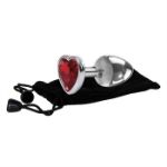 Image de MEDIUM RED HEART GEM ANAL PLUG