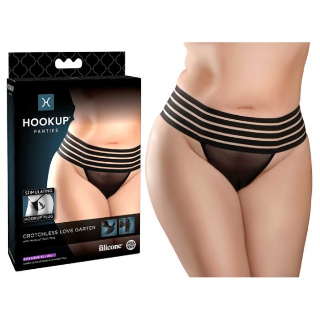 Image de Crotchless Love Garter (XL-2XL)