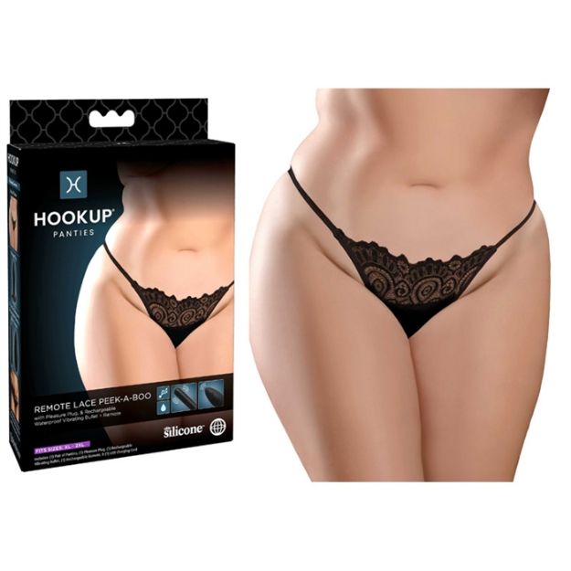 Image de Remote Lace Peek-A-Boo (XL-2XL)