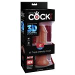 Image de King Cock 6" Triple Density Cock - Brown