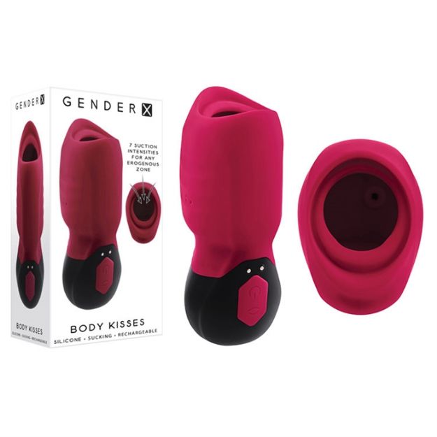 Image de Body Kisses - Red - Silicone Rechargeable