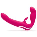 Image de Happy Rabbit - Strapless Strap On Rabbit Vibe Pink