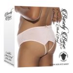 Image de CROTCHLESS MESH BRIEF PEACH PLUS SIZE