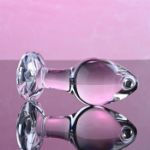 Image de MEDIUM PINK GEM GLASS PLUG