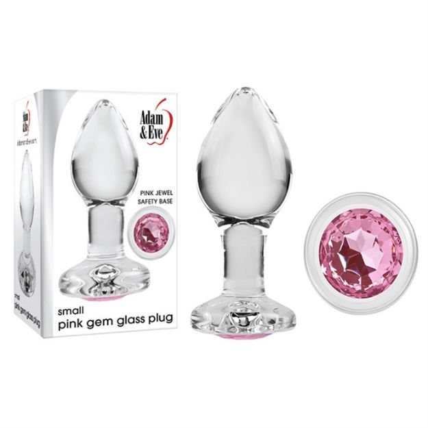 Image de SMALL PINK GEM GLASS PLUG