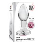 Image de SMALL PINK GEM GLASS PLUG