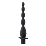 Image de Vibrating Butt Beads - Silicone Rechargeable Black