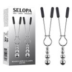 Image de Beaded Nipple Clamps - Silver