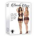 Image de Mini-Skirt, Garters, Bra & G-String Set -Plus Size