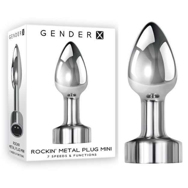 Image de Rockin Metal Plug Mini - Rechargeable - Silver